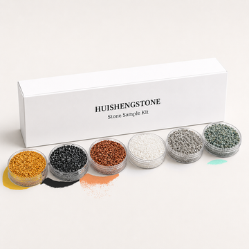 HUISHENGSTONE Stone Sample Kit with six colors